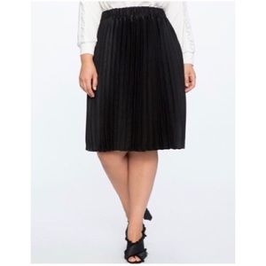 Eloquii Pleated Midi Skirt